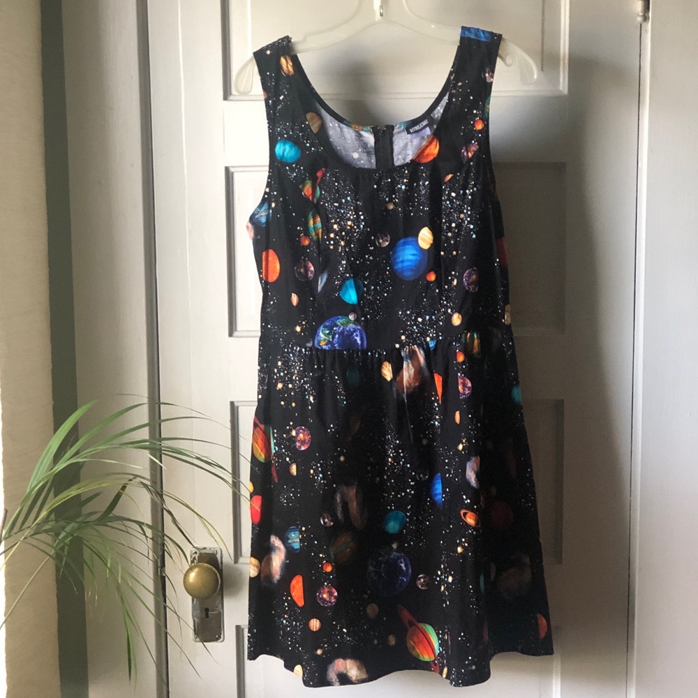RETROLICIOUS Galaxy Space Dress size XL